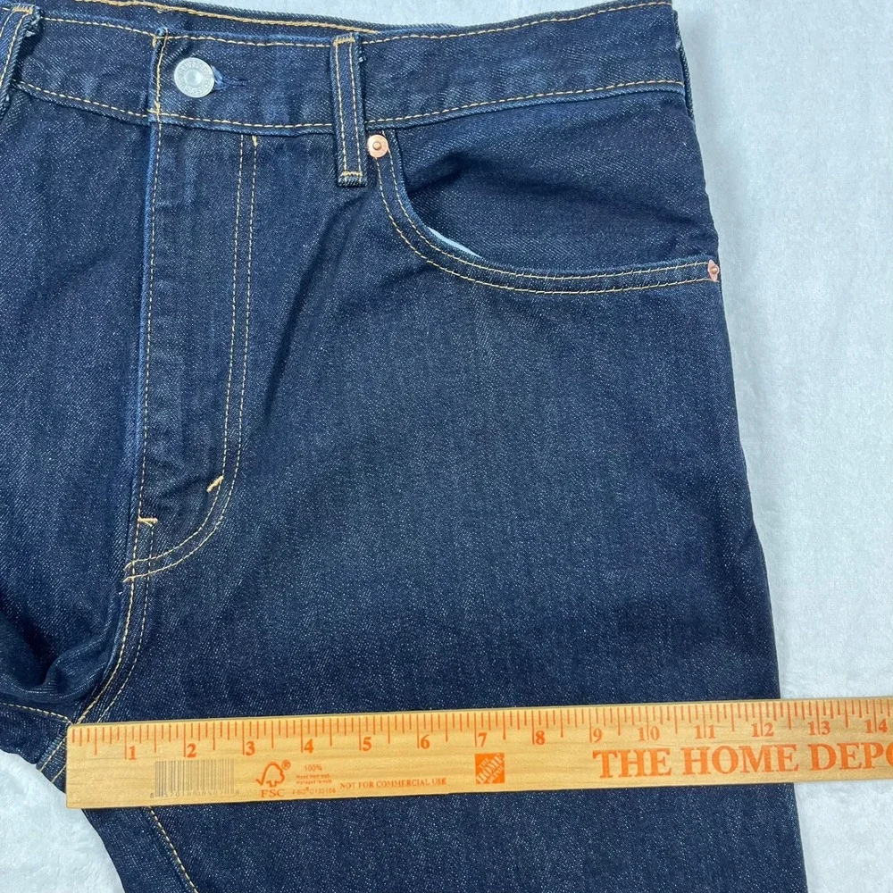 Levi's 517 Bootcut Jeans Mens 36x29 Dark Wash Indigo Western Denim Classic
